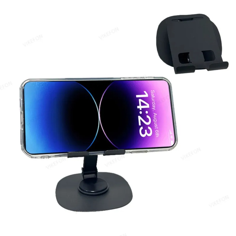 Phone Stand Aluminum - Universal 360° Rotation Desktop Phone Stand