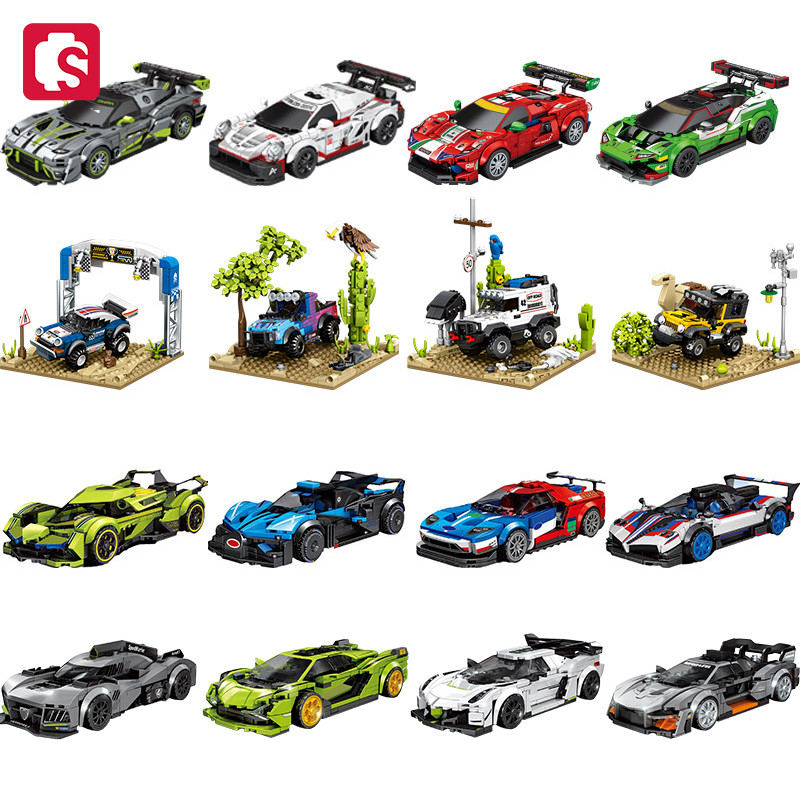 Tech Diving Accessories - SEMBO Sports Car Building Blocks MOC