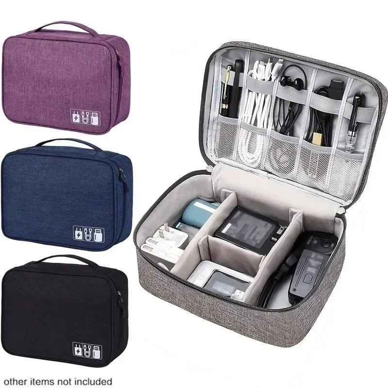 Tech Accessories Types - Electronics Organizer Travel Case Water Resistant