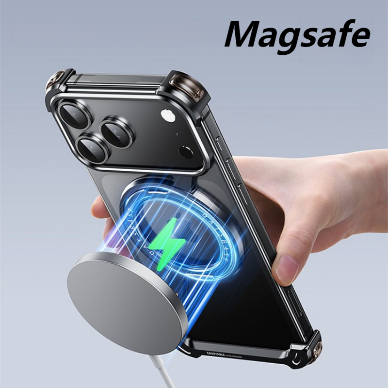 Phone Stand Aluminum - Oatsbasf Metal Magnetic Phone Case for