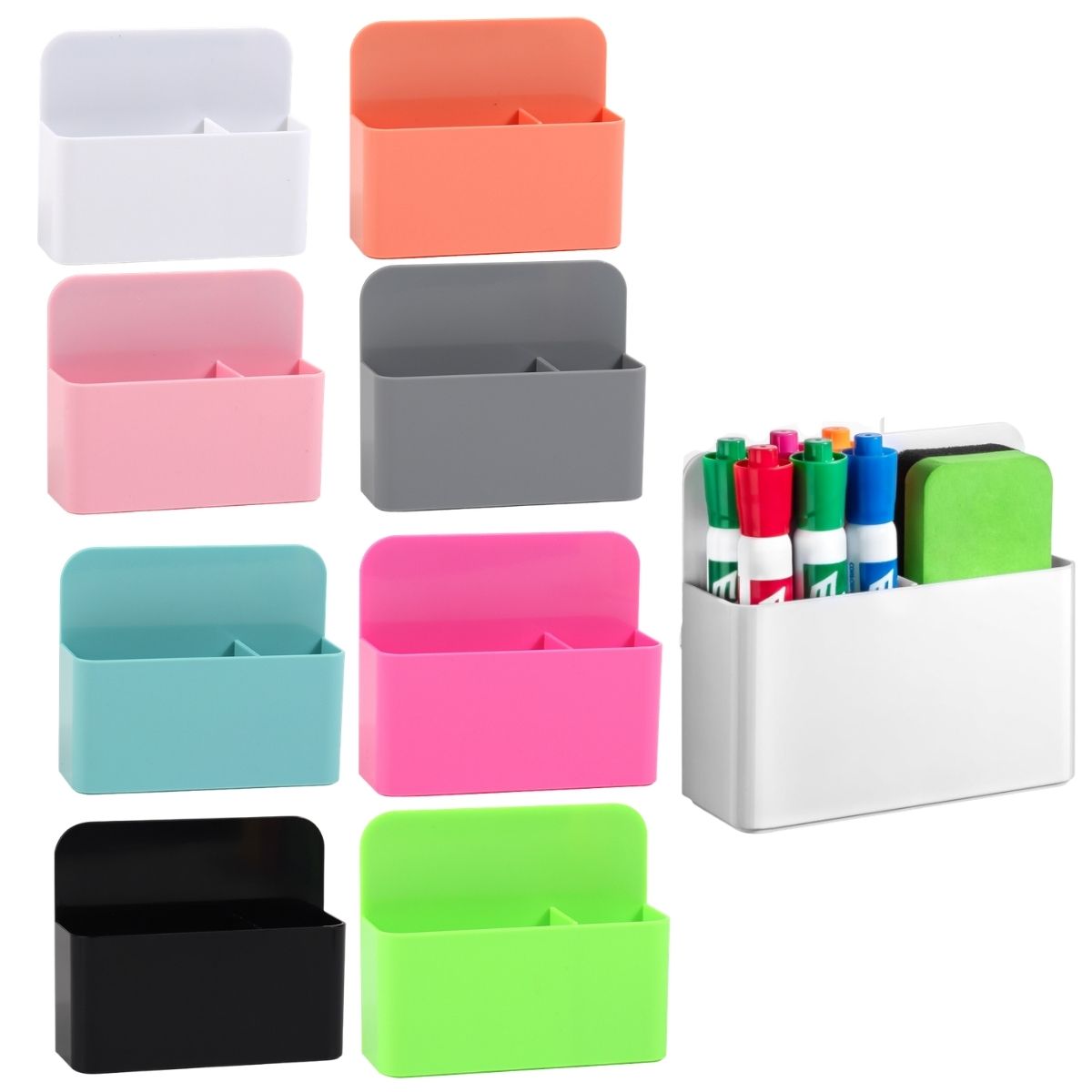 Pen Holder Magnetic - 2 Pcs Magnetic Dry Erase Marker