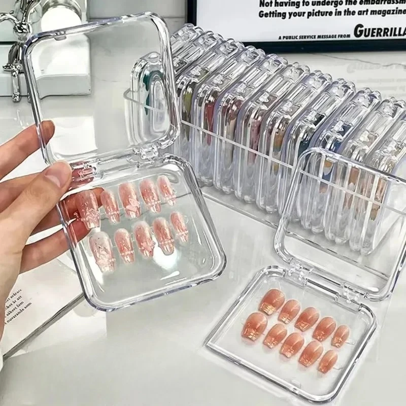 Nail Tech Accessories - 10PCS Press-On Nail Storage Acrylic Boxes