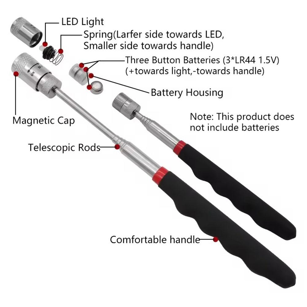 Telescopic Magnetic Pen with L - Pen Holder Magnetic 评论和价格