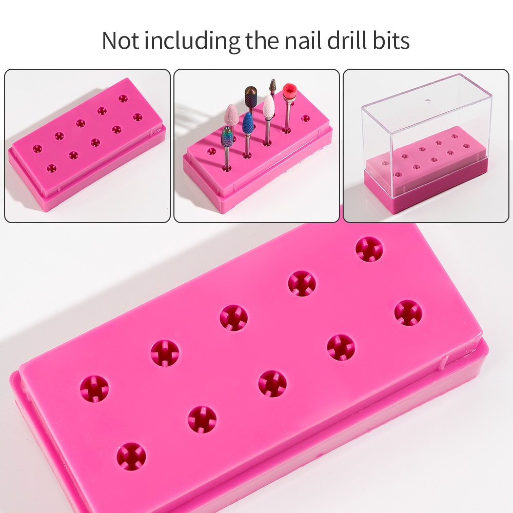 7 /10 Holes Nail Art Bit Stora - Nail Tech Accessories 评论和价格