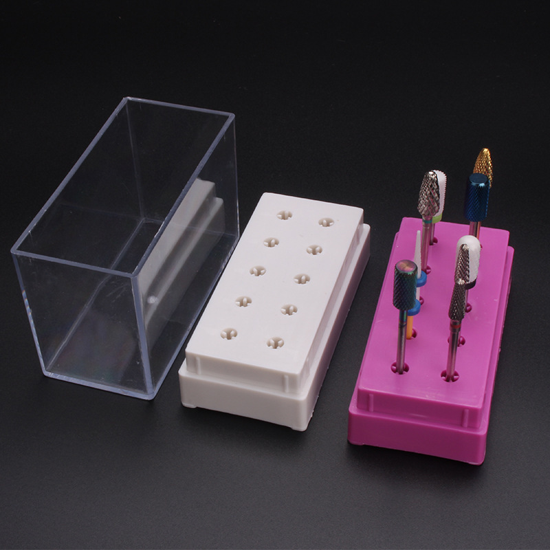 7 /10 Holes Nail Art Bit Stora - Nail Tech Accessories 评论和价格