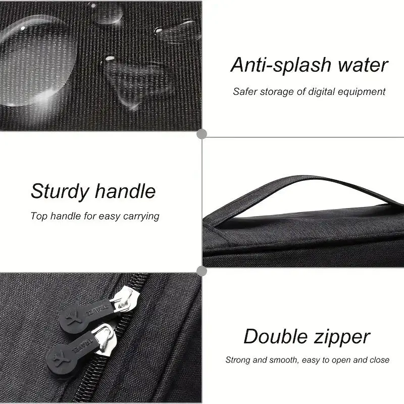 Portable Tech Organizer Case f - Tech Accessories Types 评论和价格