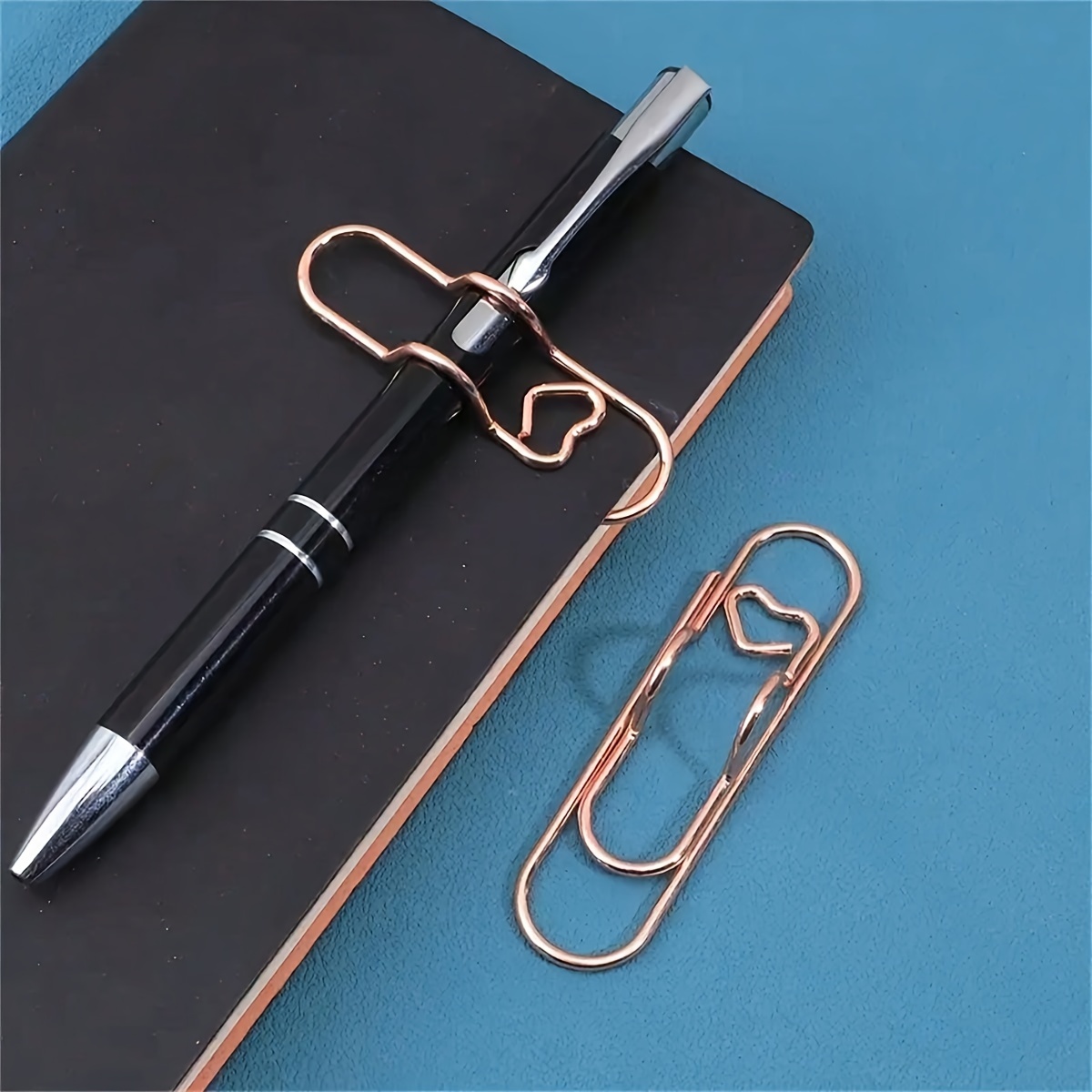 3Pcs Multi‑Color Metal Pen Cli - Tech Office Accessories 评论和价格