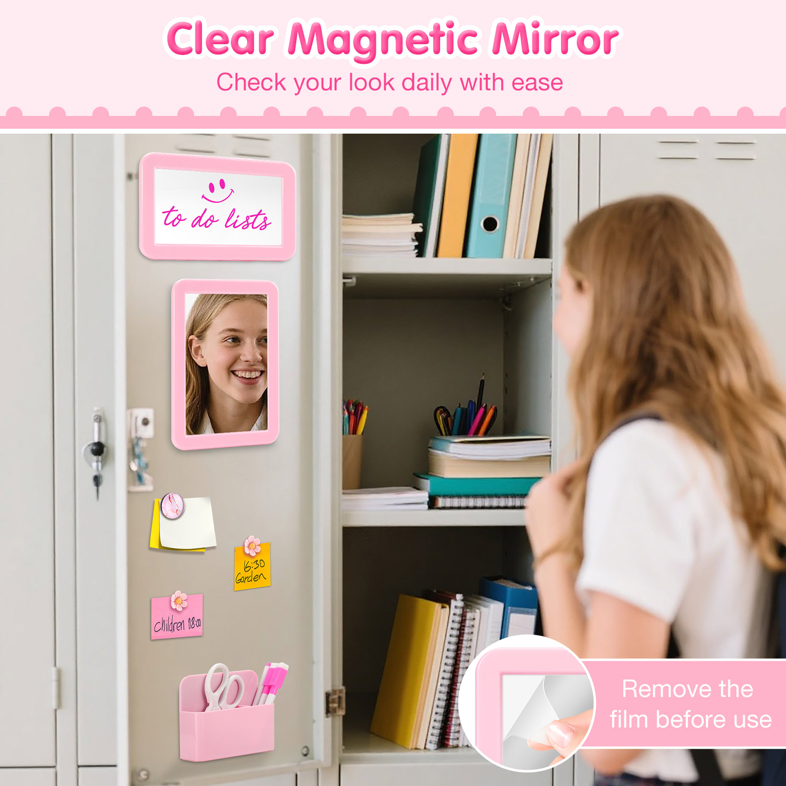 15Pcs Locker Accessories Kit M - Pen Holder Magnetic 评论和价格