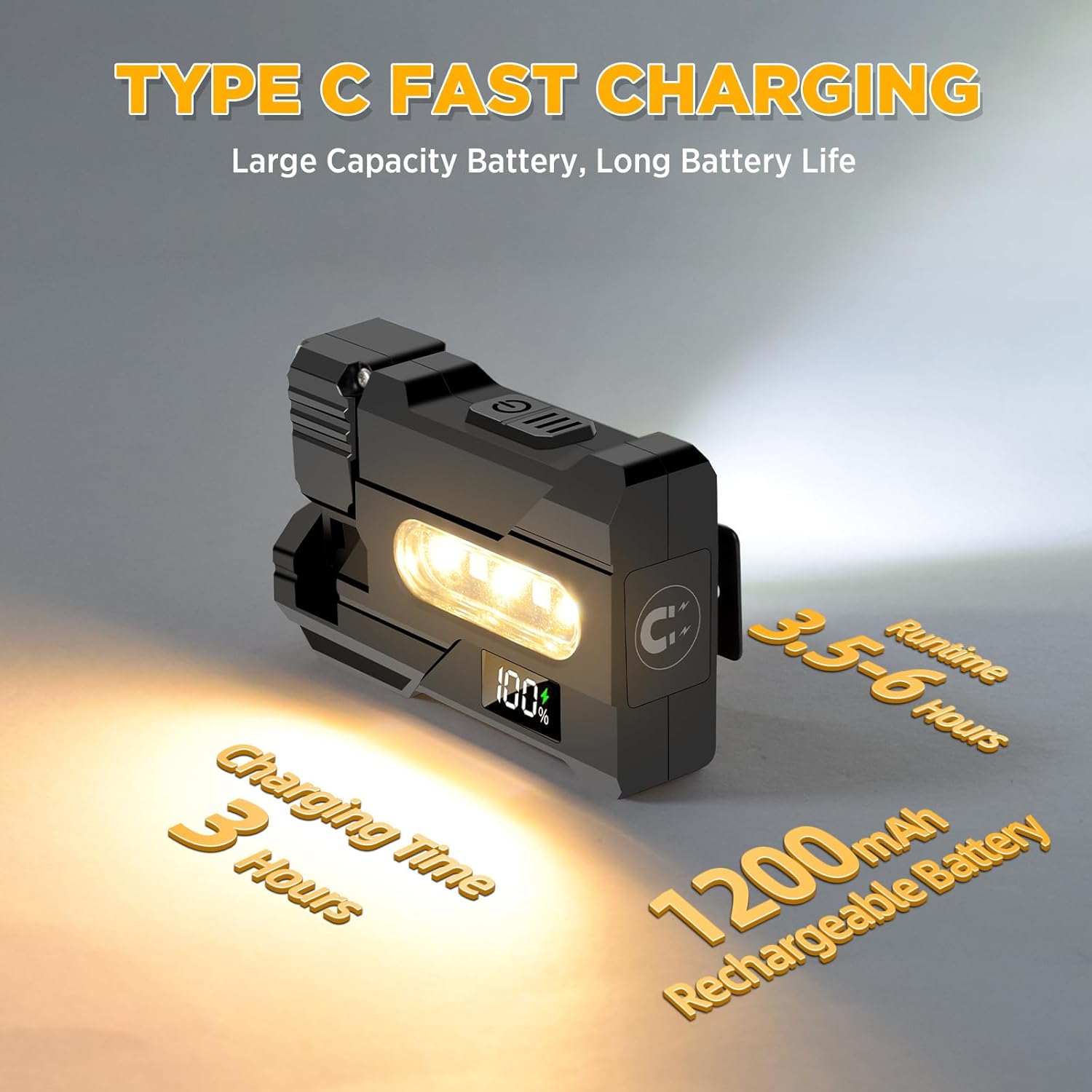 Super Bright 1000LM LED Flashl - Pen Holder Magnetic 评论和价格
