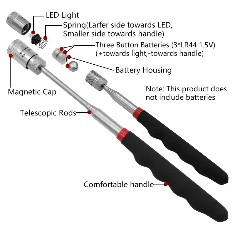 Telescopic Magnetic Pen with L - Pen Holder Magnetic 评论和价格