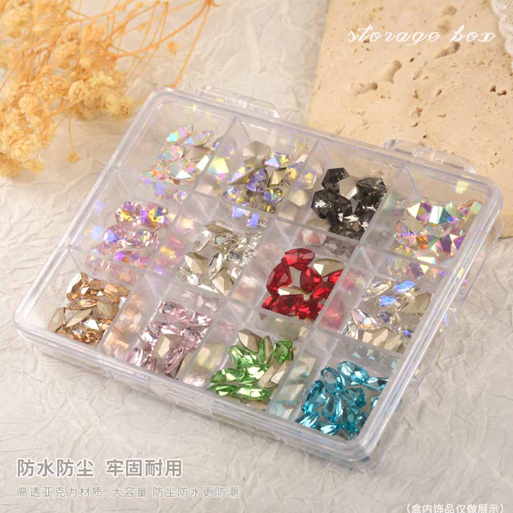 6/12/24grids Empty Clear Plast - Nail Tech Accessories 评论和价格