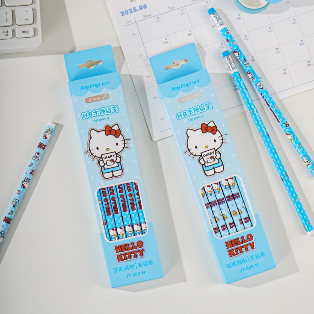 12Pcs Genuine Sanrio Hello Kit - Tech Office Accessories 评论和价格