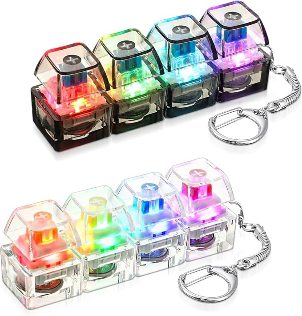 1PC Light Up Keyboard Keychain - Tech Office Accessories 评论和价格