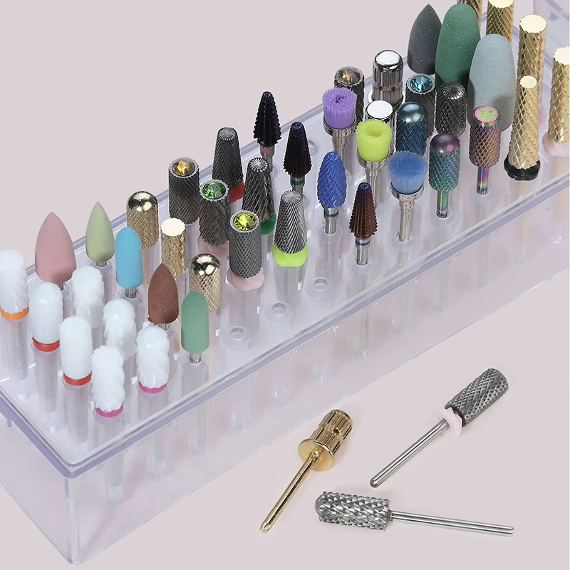 48 Holes Clear Nail Drill Bits - Nail Tech Accessories 评论和价格