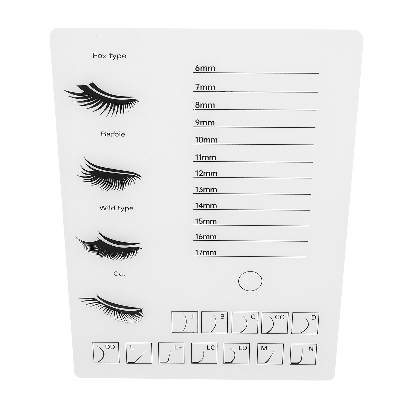 Thicker Acrylic Eyelash Pallet - Tech Accessories Board 评论和价格