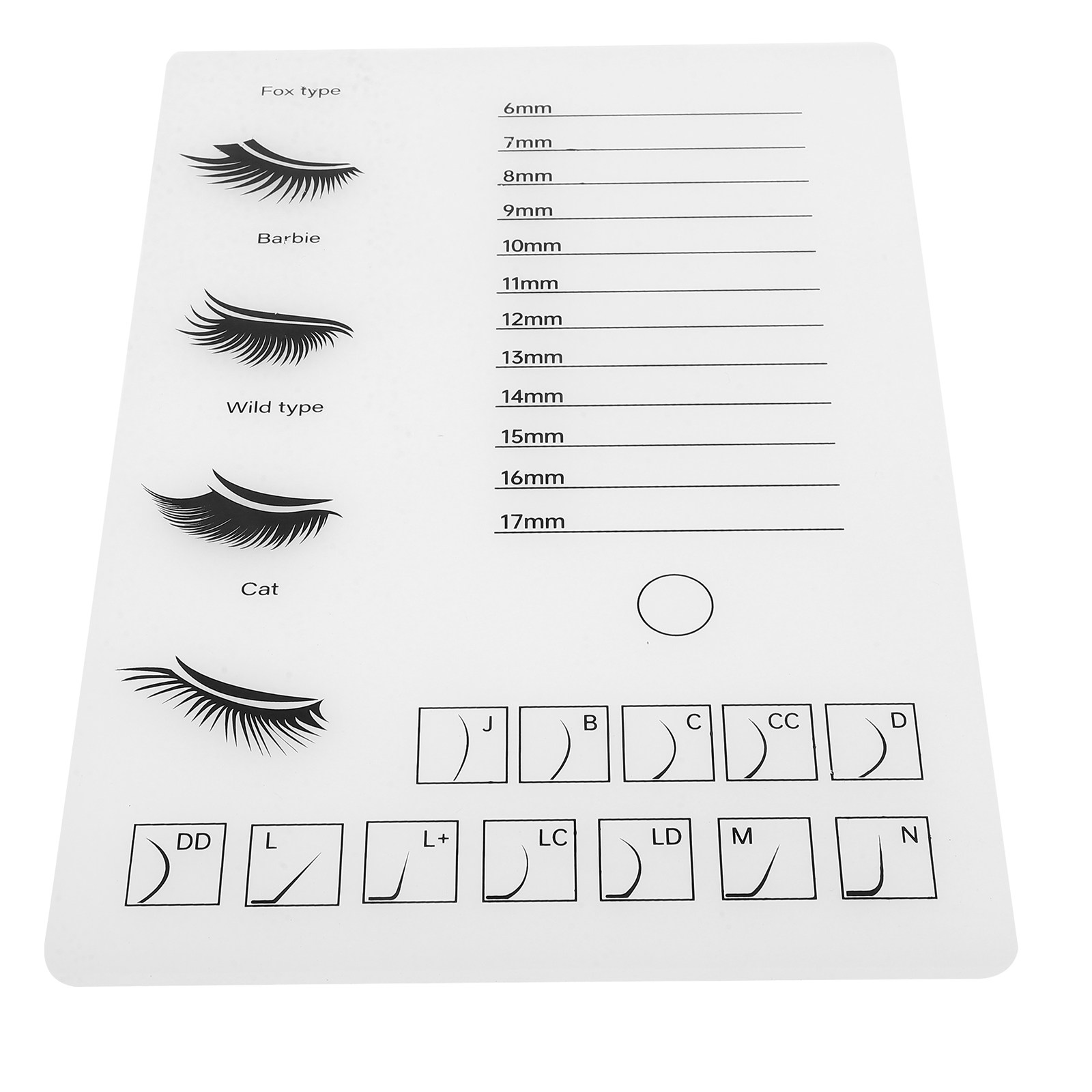 Thicker Acrylic Eyelash Pallet - Tech Accessories Board 评论和价格