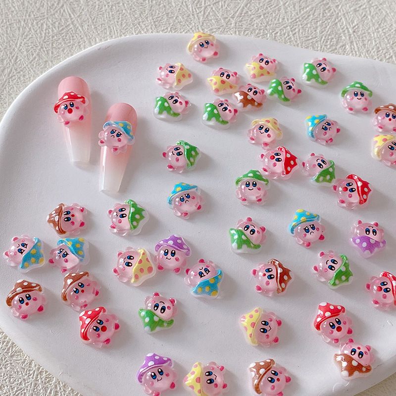 2/10/20pcs Kirby Nail Charms 3 - Nail Tech Accessories 评论和价格