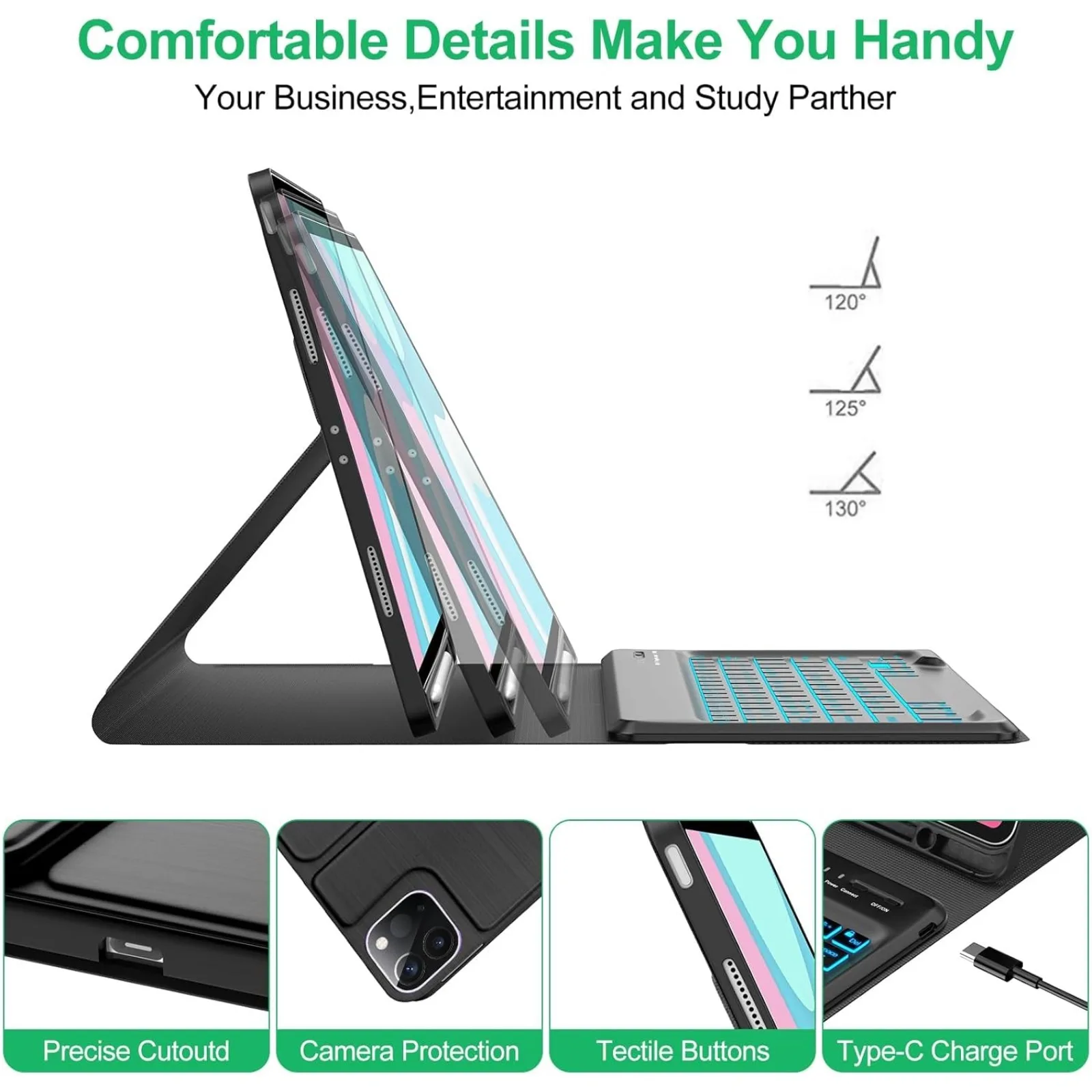 Keyboard Case & Mouse for Xiao - Pen Holder Magnetic 评论和价格