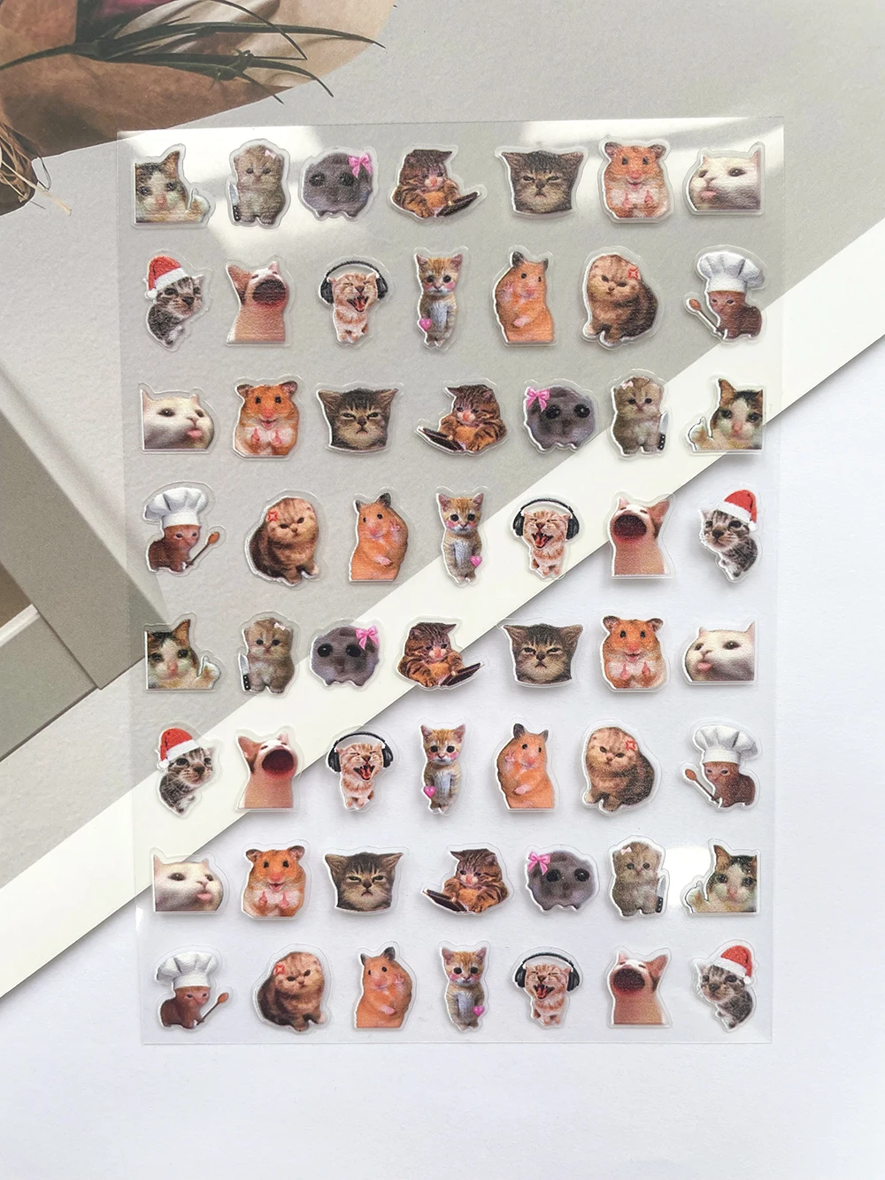 Mini Pvc Funny Cat Poster Good - Nail Tech Accessories 评论和价格