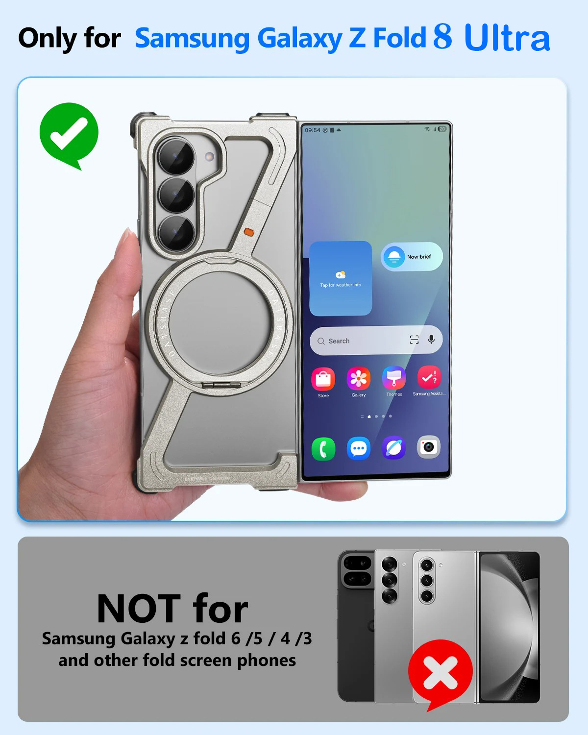 Eary for Samsung Galaxy Z Fold - Phone Stand Aluminum 评论和价格