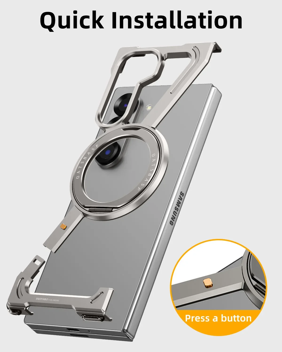 Eary for Samsung Galaxy Z Fold - Phone Stand Aluminum 评论和价格